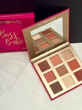Trend Beauty Boss Babe SASSY 9 Color Eyeshadow Palette NIB